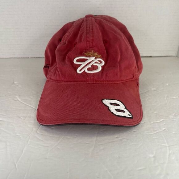 Vintage Budweiser Dale Earnhardt Jr. 8 Hat Chase Authentics Stretch Fitted Cap H - Picture 1 of 7